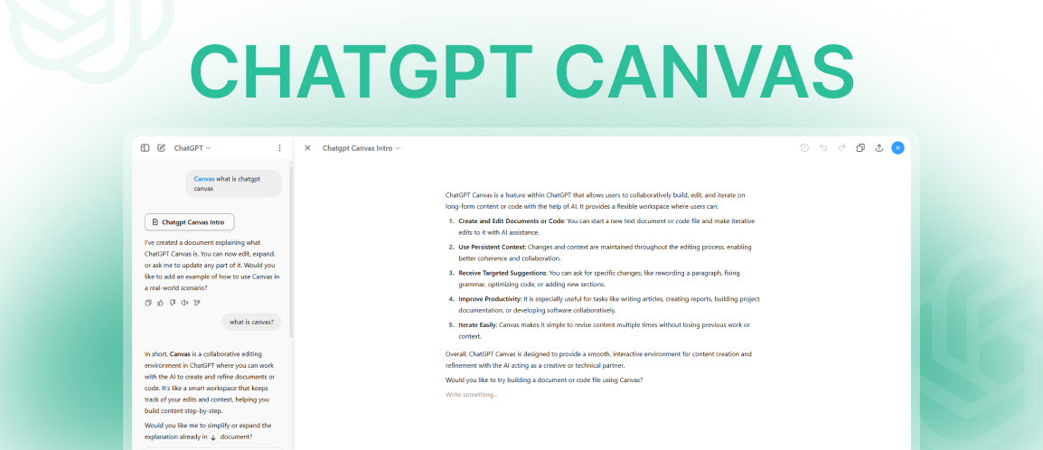 ChatGPT Canvas