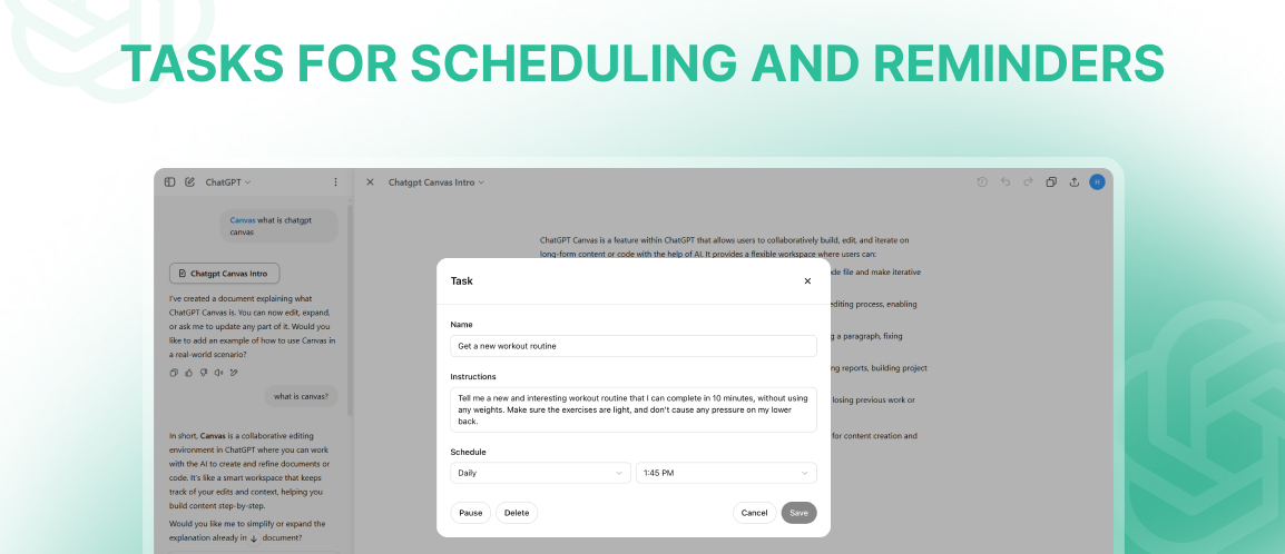ChatGPT Tasks