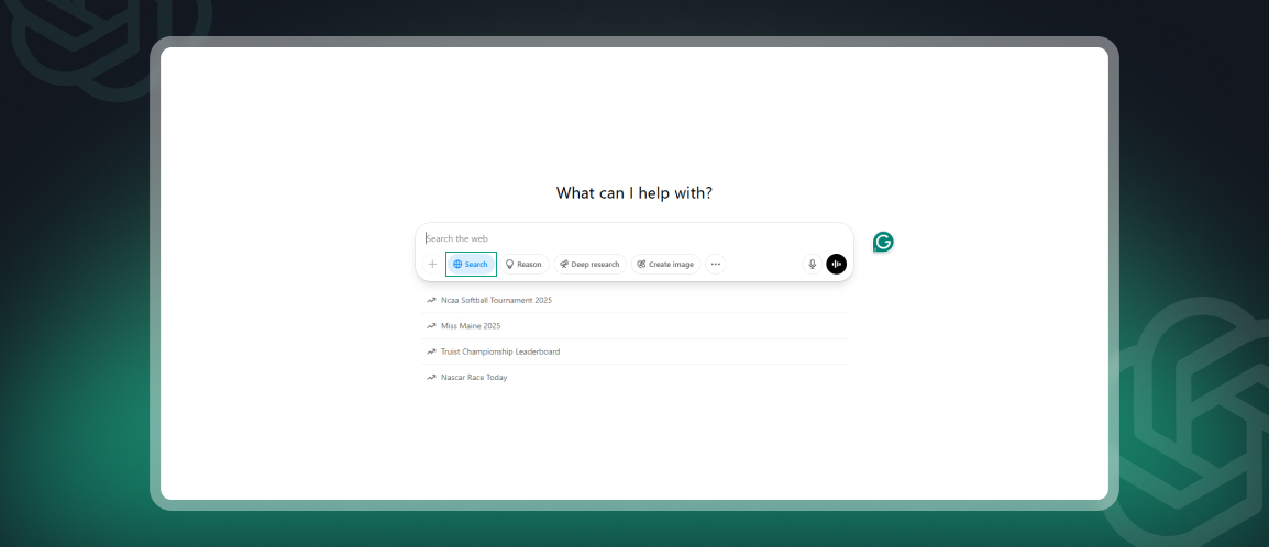 Web Search Capabilities
