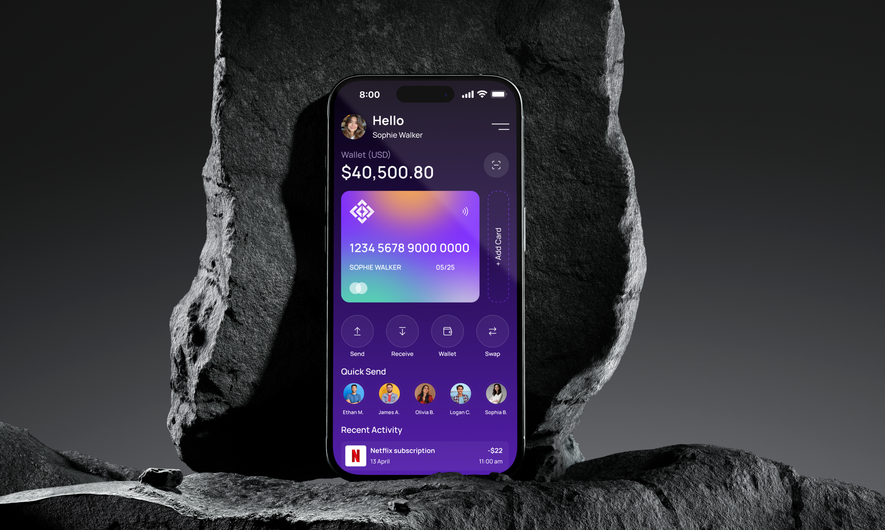 Digital Wallets app introduction - seamless property search experience