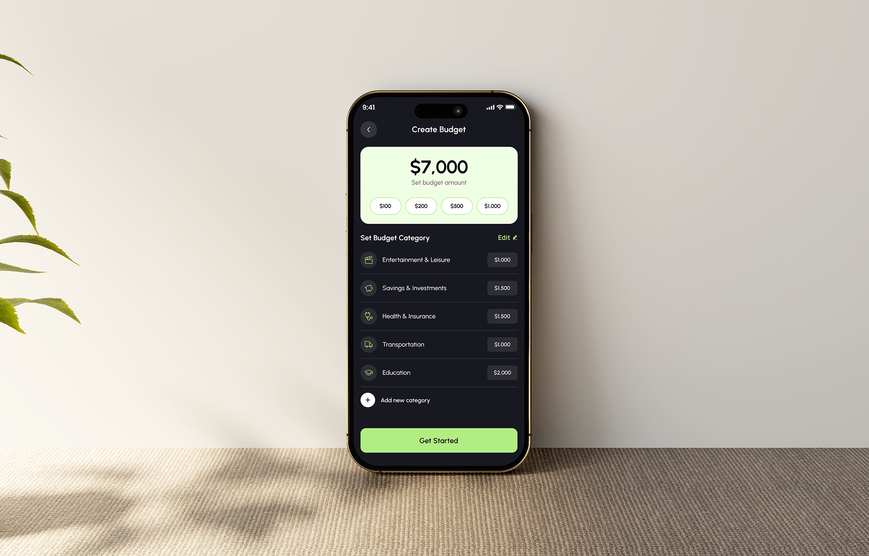 PiggyStack app analytics - track spending and savings