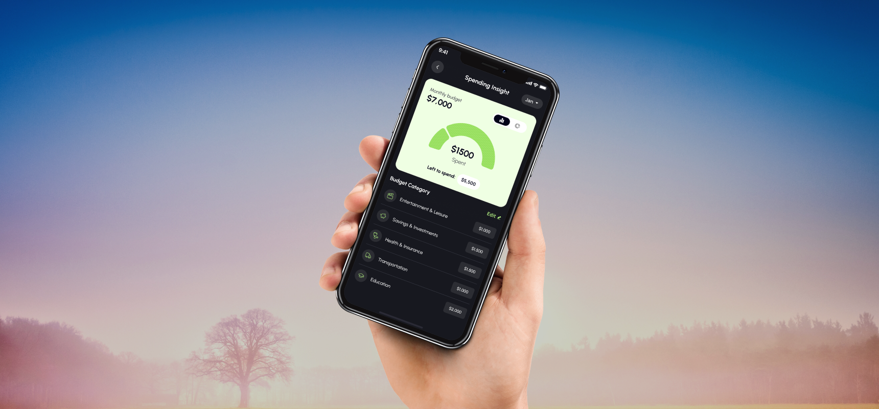 PiggyStack app - seamless money management interface