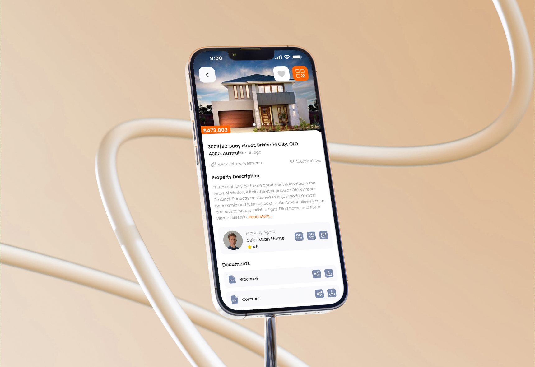RealSwift app analytics - real estate market insights
