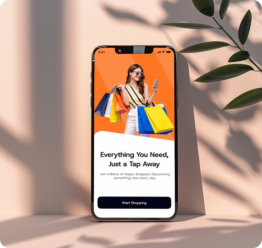 Shopinity E-Commerce app deals screen - exclusive local offers