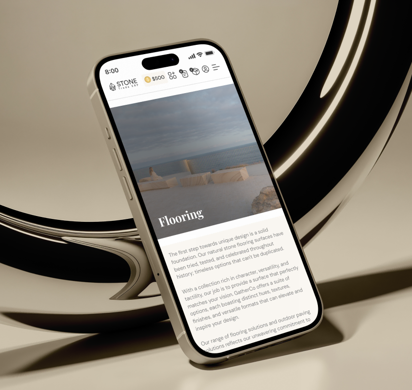Stone Trade ERP app - intuitive team communication interface