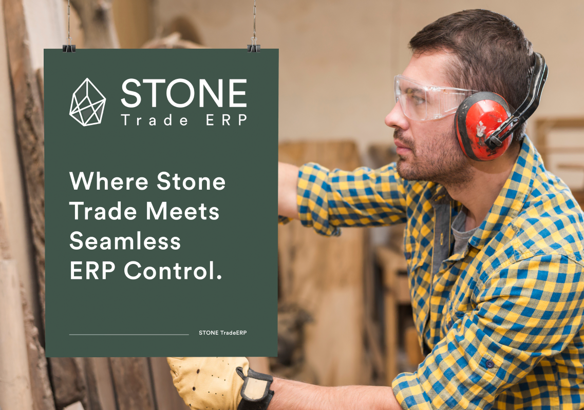 Stone Trade ERP app - team collaboration and reporting