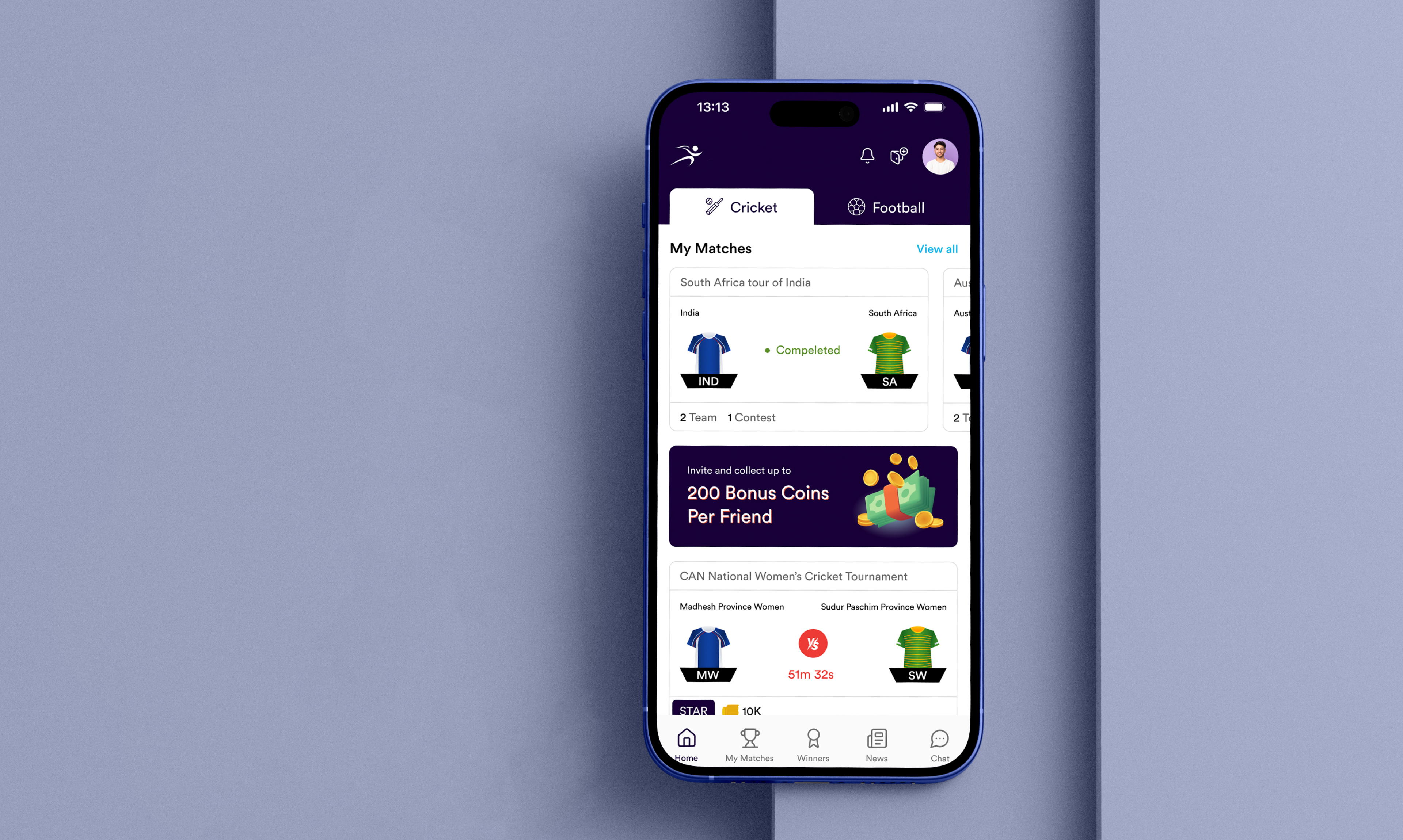 Strike11 app introduction - interactive fantasy sports experience