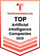Techreviewer badge: Top Artificial Intelligence Companies 2025