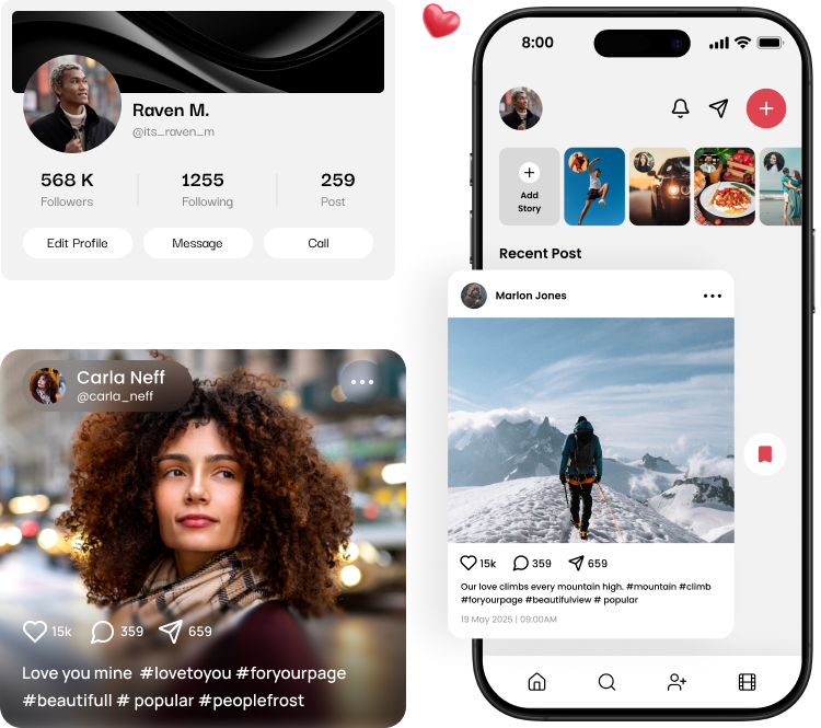 Social Media App Development Services